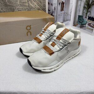 🎍On Running Cloudnova White Pearl Brown🦒